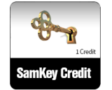 SamKey 1 Credit